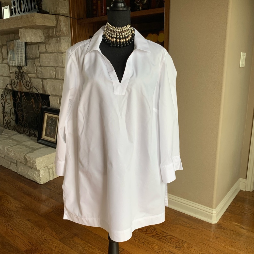 FoxCraft White Oversized Skirt
